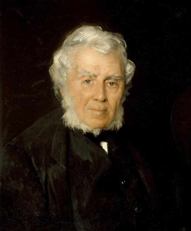 Weir Julian Alden Portrait Of Robert Walter Weir Ca. 1885 canvas print