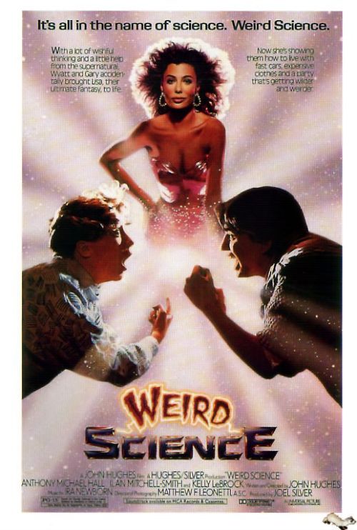 Weird Science 1985 Movie Poster canvas print