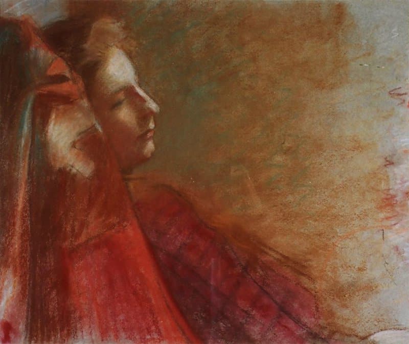 Weiss Wojciech Portrait Of Dagny Juel Przybyszewska 1899 canvas print