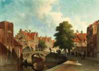 Weissenbruch Jan A View Of Dordrecht canvas print