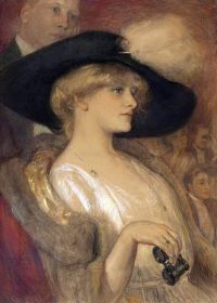 Welie Antoon Van Jonge Dame In Een Theaterloge 1911 canvas print