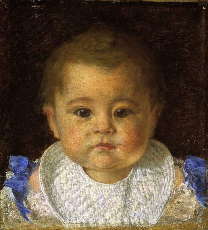Wells Joanna Mary Portrait Of Sidney Wells 1859 canvas print