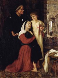 Wells Joanna Mary The Departure An Episode Of The Child S Crusade 12th Century 1857 61 canvas print