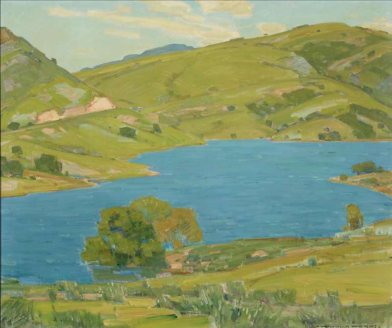 Wendt William Lake In The Hills canvas print