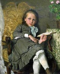 Werenskiold Erik Girl In Chair 1879 canvas print