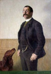 Werenskiold Erik Portrait Of The Painter Eilif Peterssen 1895 canvas print