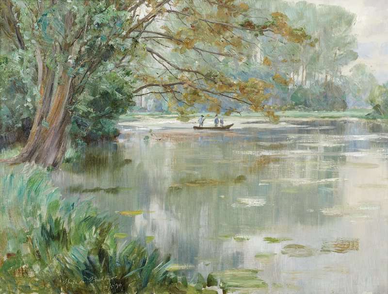 Westerholm Victor Axel Bois De Boulogne Paris 1890 canvas print