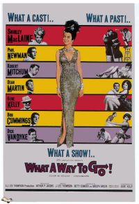Poster del film What A Way To Go 1964 stampa su tela
