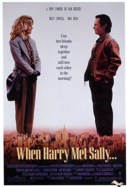 When Harry Met Sally 1989 Movie Poster canvas print