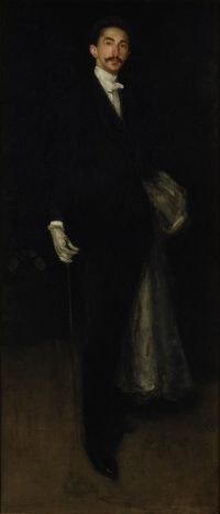 Whistler James Abbott Mcneill Arrangement In Black And Gold .comte Robert De Montesquiou Fezensac 1891 92