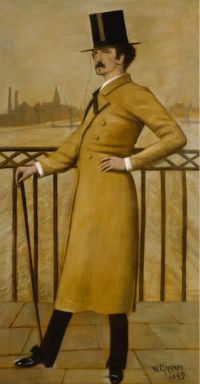 ويسلر جيمس أبوت ماكنيل جيمس أبوت ماكنيل ويسلر على الأرملة S المشي في منزله في ليندسي رو تشيلسي 1869 طباعة قماشية