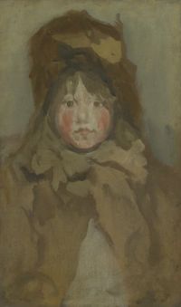 Whistler James Abbott Mcneill Portrait Of A Child Ca. 1885 95