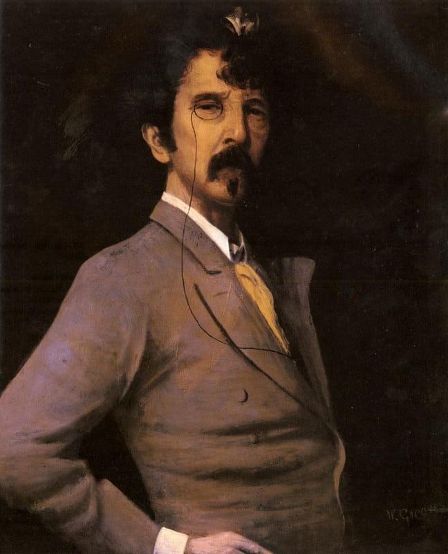 Whistler James Abbott Mcneill Portrait Of James Mcneill Whistler 1871 canvas print