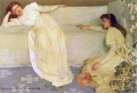 Whistler James Abbott Mcneill Symphony In White No. 3 1866 canvas print