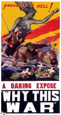 Why This War 1934 영화 포스터 캔버스 프린트