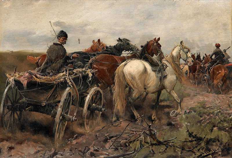 Wierusz Kowalski Alfred Von Carriage Ride canvas print