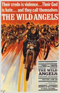 Stampa su tela del poster del film Wild Angels 1966