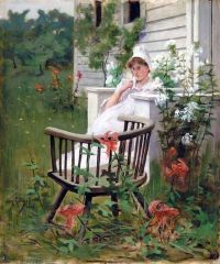Wiles Irving Ramsey Regret   A Summer Idyl 1886 canvas print