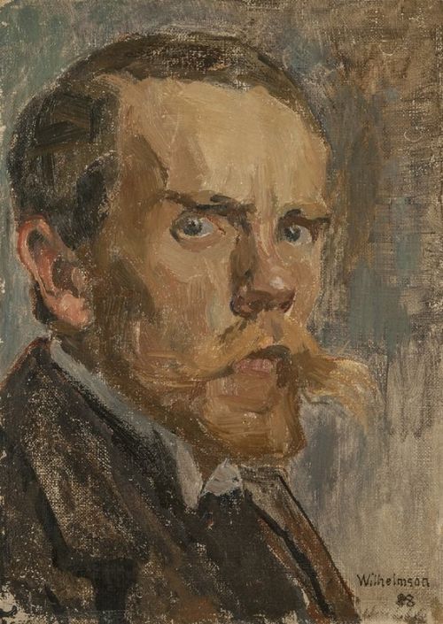 Wilhelmson Carl Wilhelm Self Portrait canvas print