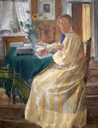 Wilhelmson Carl Wilhelm The Artist S Sister 1899