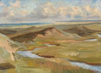 Wilhjelm Johannes A Hilly Landscape From North Jutland 1928 canvas print