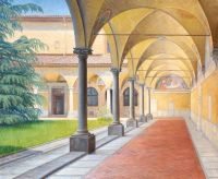 Wilhjelm Johannes View From The Convent Of San Marco In Florence 1898 canvas print