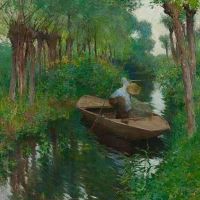 ويلارد ليروي ميتكالف على النهر 1888