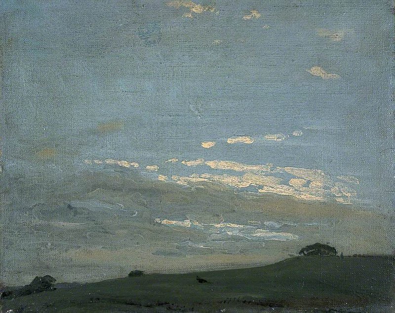 Tableaux sur toile, reproduction de William Nicholson The Silver Sunset 1909-10