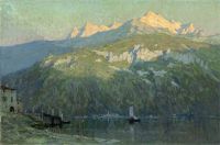 Williams Terrick John Lake Como From Menaggio 1926 27