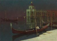 Williams Terrick John Night Venice canvas print