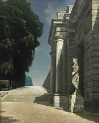 Willink Carel Avenue At Versailles 1953 canvas print