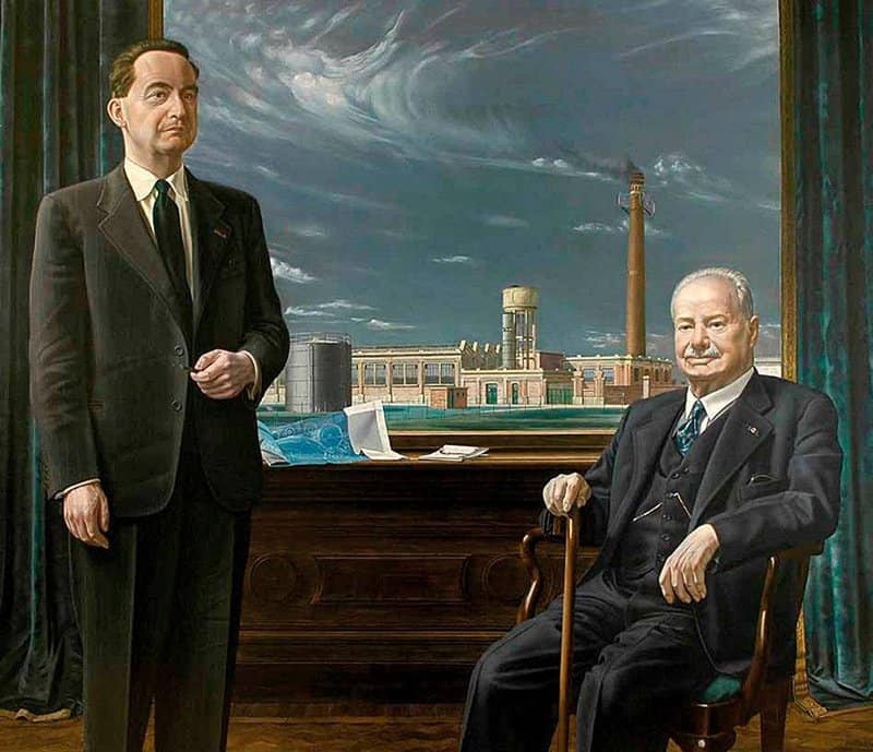 Willink Carel Dubbelportret Van De Heren Van Den Bergh 1954 canvas print