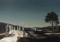 Willink Carel Landscape With Seven Sculptures 1941