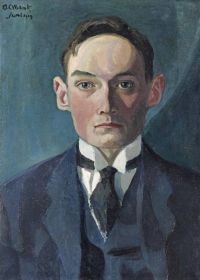 Willink Carel Porträt des Bildhauers C. Schrikker 1919