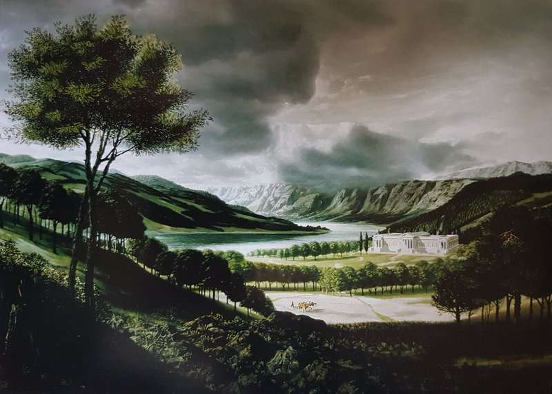 Willink Carel View Of River canvas print