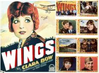 Póster de la película Wings 1927 y 8 Lobbycards
