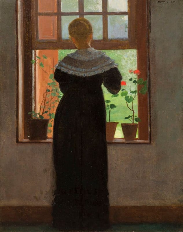 Tableaux sur toile, reproduction de Winslow Homer An Open Window 1872