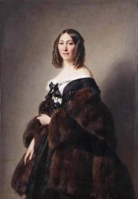 Winterhalter Franz Xaver Portrait De Cecile Charlotte Furtado Heine canvas print