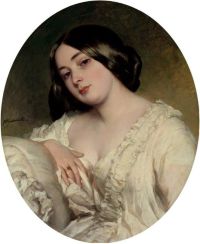 Winterhalter Franz Xaver Portrait Of A Lady
