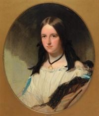 Winterhalter Franz Xaver Portrait Of A Lady 1