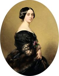 وينترهتر فرانز زافير صورة البارونة هنري هوتينغير ني كارولين ديليسيرت 1851