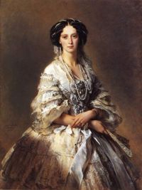 Winterhalter Franz Xaver Portrait Of Empress Maria Alexandrovna 1857 canvas print