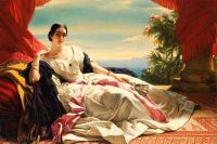 Winterhalter Franz Xaver Portrait Of Leonilla Princess Of Sayn Wittgenstein Sayn 1843