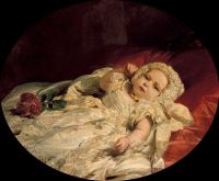 Winterhalter Franz Xaver Prince Arthur William At Age Seven Weeks 1850 canvas print