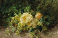Wisinger Florian Olga A Bouquet Of Roses canvas print
