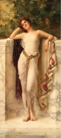 Wontner William Clarke A Classical Beauty canvas print