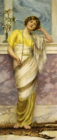 Wontner William Clarke The Turquoise Necklace canvas print