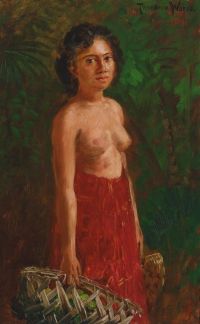 Wores Theodore Fruit Seller Samoa 1902