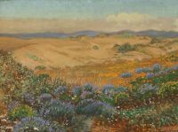 Trägt Theodore Die wilden Blumen der Sanddünen San Francisco Leinwanddruck