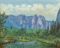 Trägt Theodore Yosemite Valley Leinwanddruck